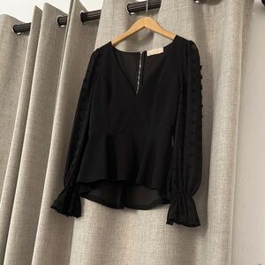 Elegant Black Women's Top